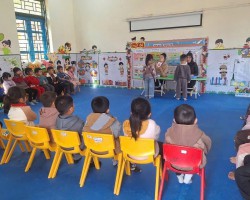 Trường Mầm non Luân Giói tổ chức kiểm tra, đánh giá chất lượng trẻ Học kỳ I, năm học 2025-2026