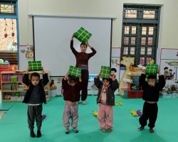 CÔNG TÁC CHUẨN BỊ ĐÓN TẾT NGUYÊN ĐÁN CỦA TRƯỜNG MẦM NON LUÂN GIÓI
